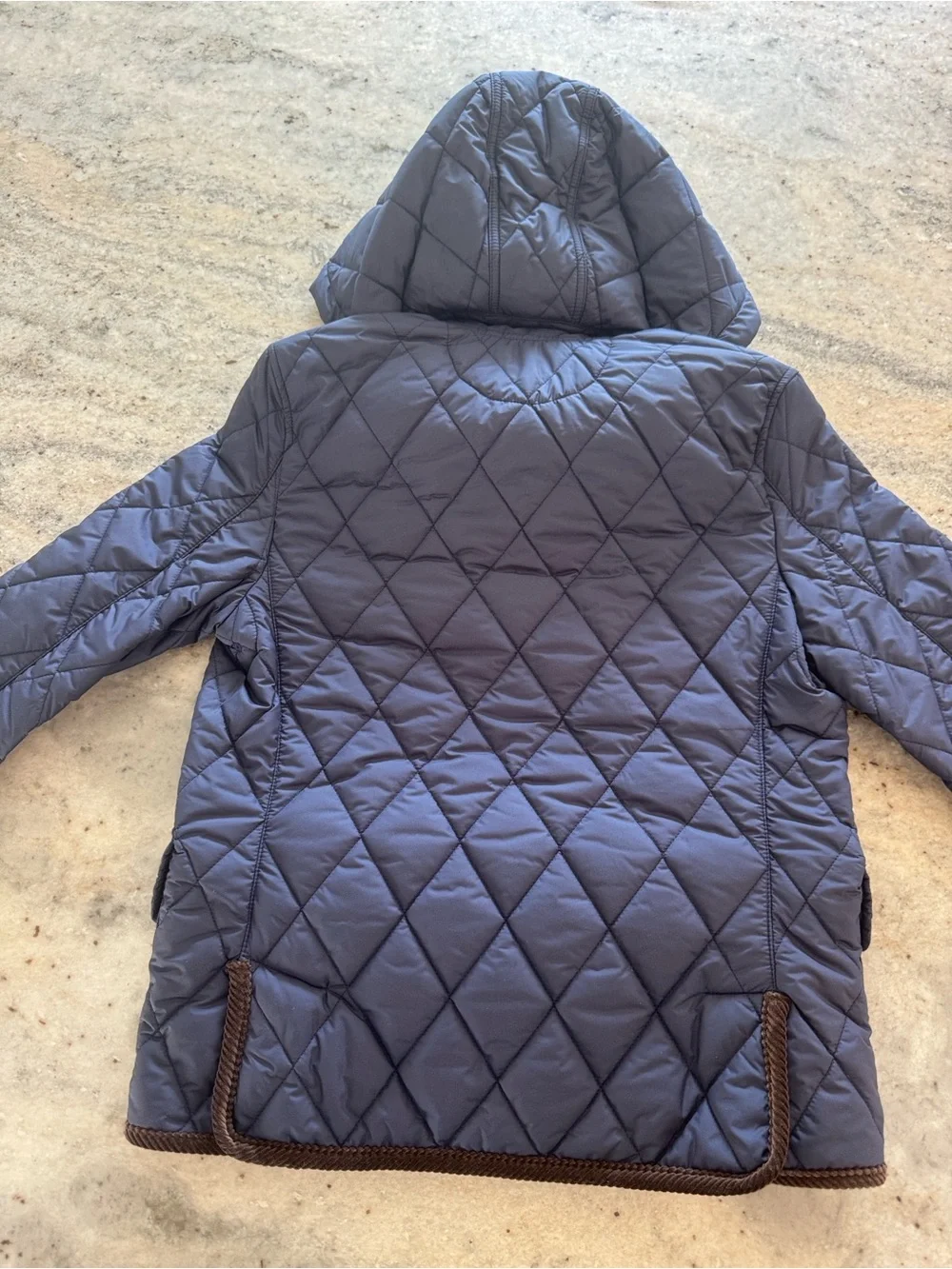 Polo by Ralph Lauren Boy’s Navy Quilted Hooded Jacket